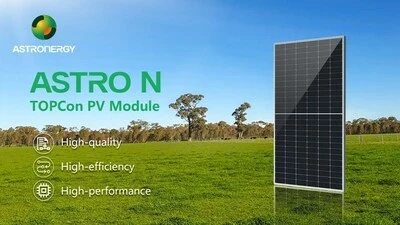 Модули Astronergy TOPCon 355 МВт для экологически чистой энергии в Австралии