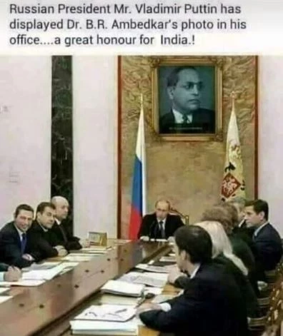 Индусы были удивлены тем, чей портрет висит в кабинете Путина