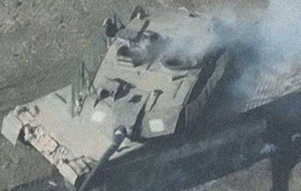 Российские военные «Ланцетом» сорвали эвакуацию ВСУ подбитого танка Leopard под Авдеевкой 