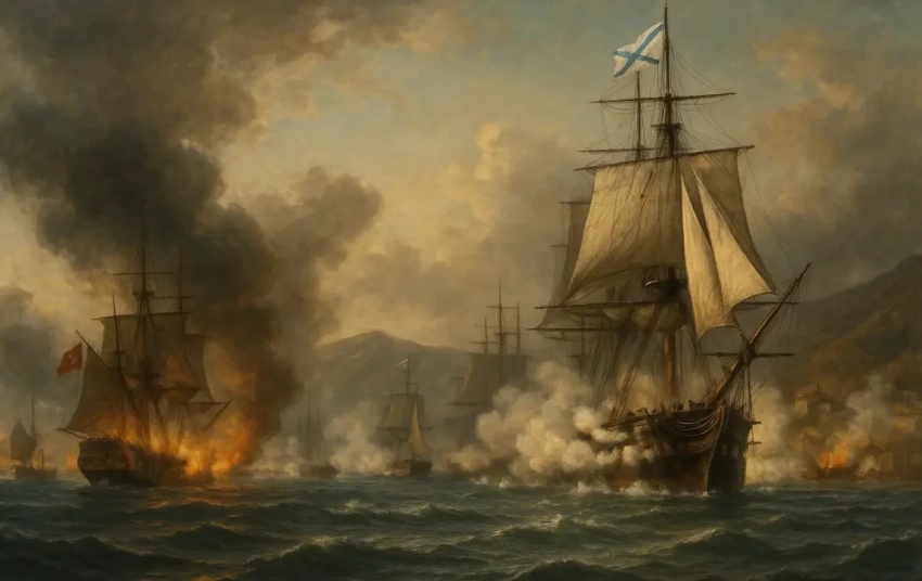 1 декабря – День победы русской эскадры у мыса Синоп