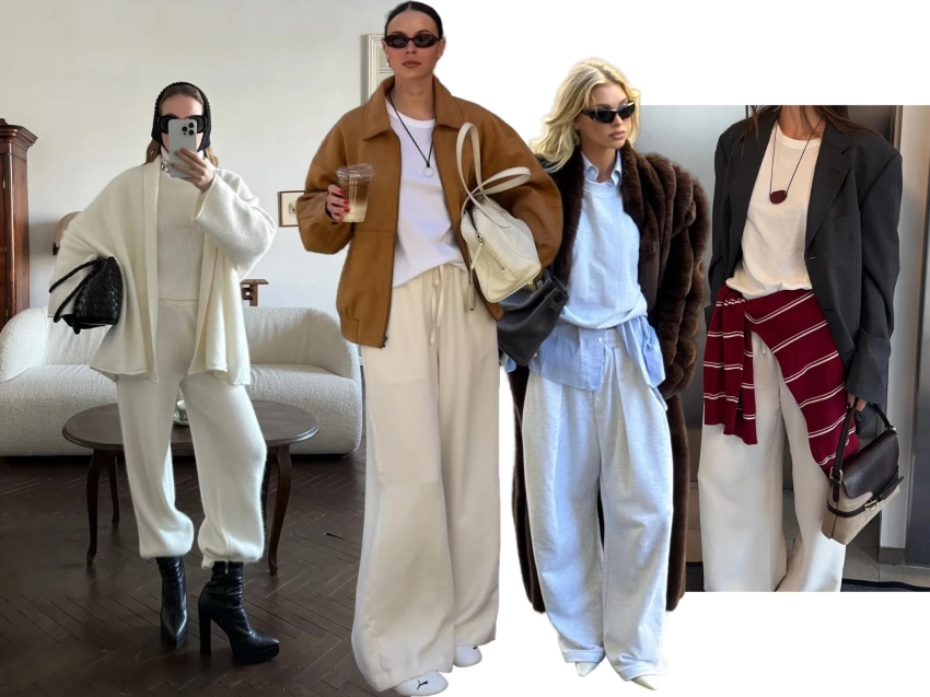 Терапия белым цветом: брюки-антистресс этой зимы