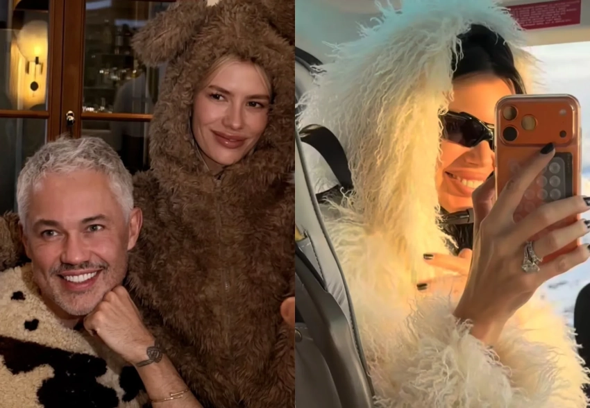 Вертолёты, шубы и модные русские: как Елена Перминова с бойфрендом, Оксана Самойлова, Александр Рогов и Ксения Шипилова отдыхают в Куршевеле