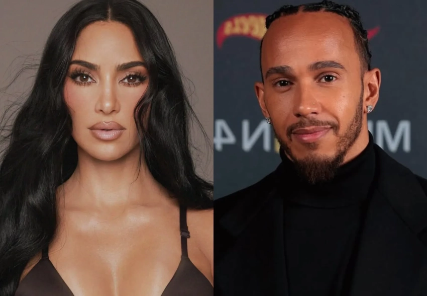 Ким Кардашьян впервые появилась на публике с новым бойфрендом Льюисом Хэмилтоном