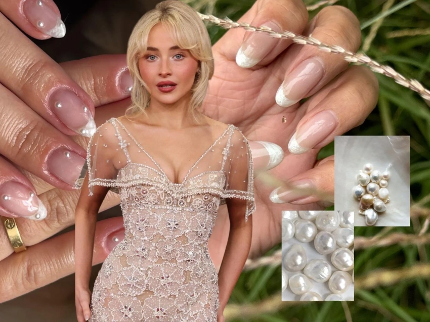 Как выглядит жемчужный френч, самый нежный и лаконичный маникюр на весну