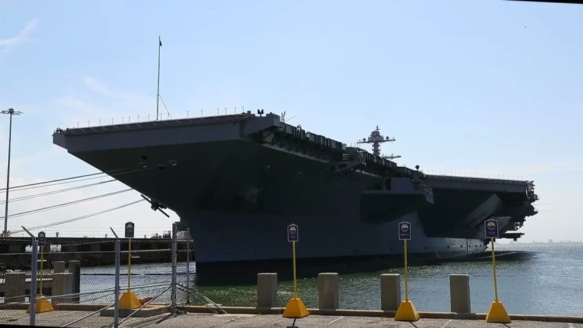 Авианосец USS Gerald R. Ford выбыл из операции «Эпическая ярость» против Ирана